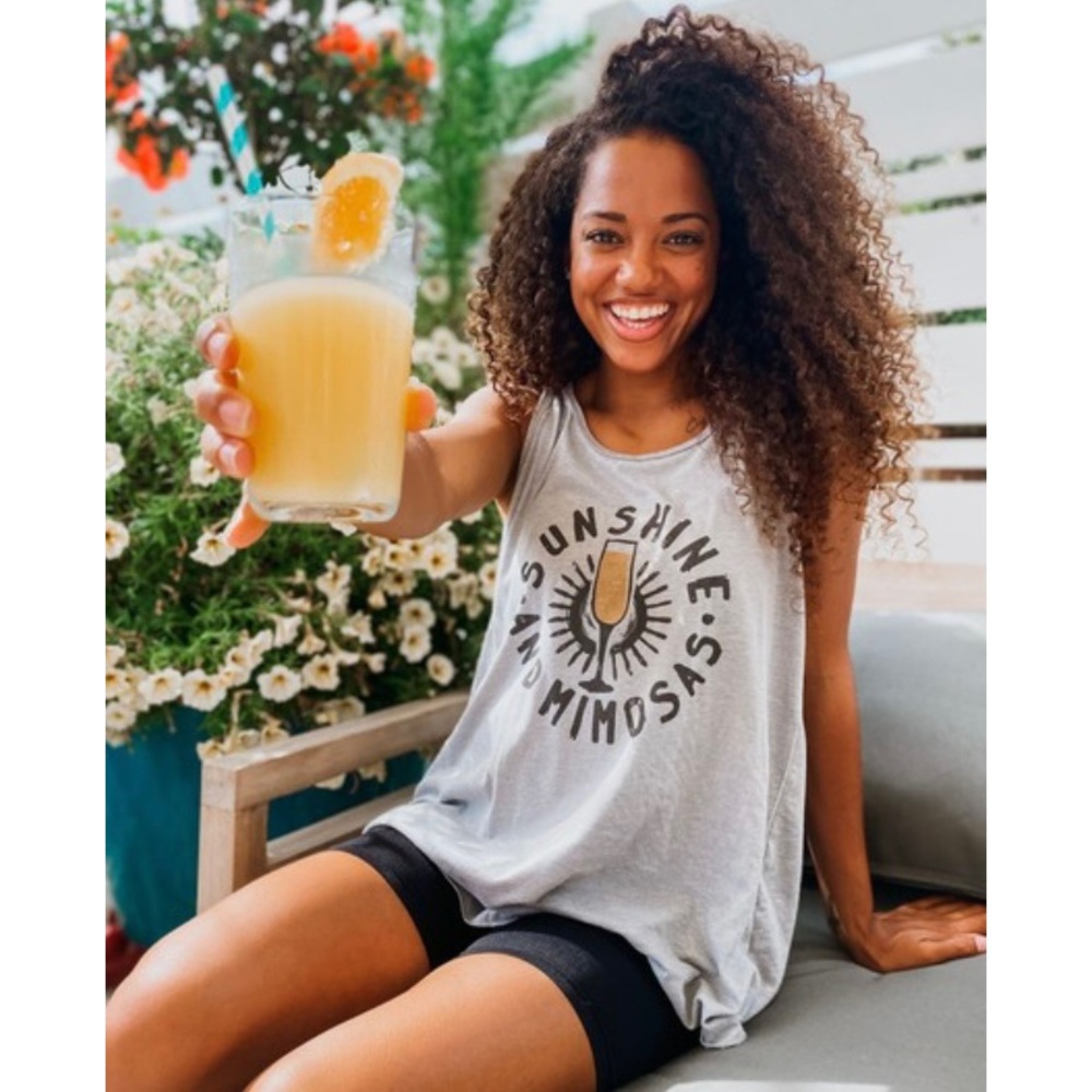 NWOT Sunshine and Mimosas Tank by 30agear!